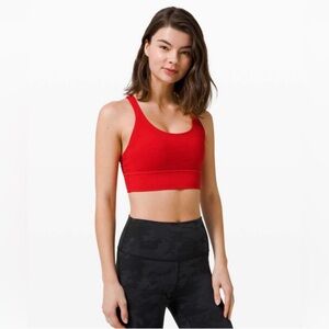 Lululemon Athletica Red Sports Bra